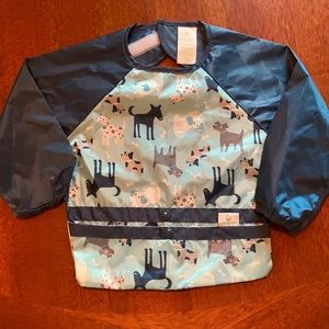 Green Sprouts NWOT wearable bib dog print size 12-24 months